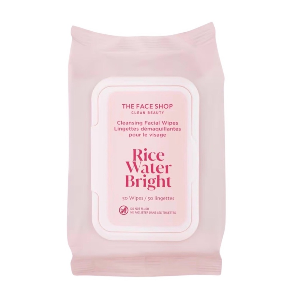 The Face Shop - Rice Water Bright Makeup Remover Wipes
